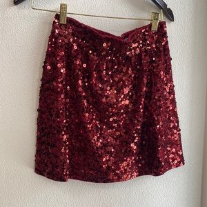 Garnet Hill Sequin Skirt
